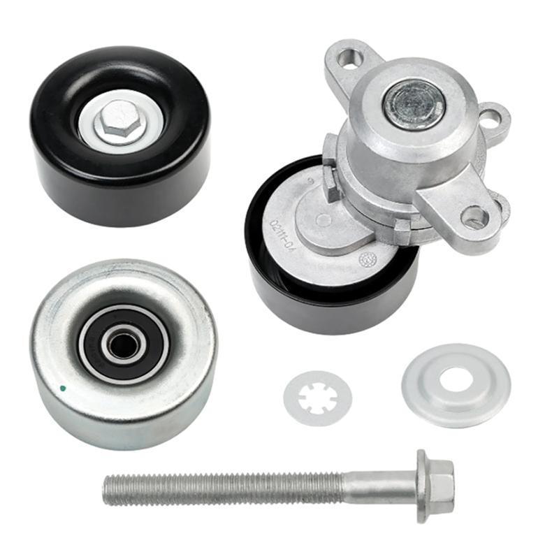 Precise Belt Tensioner Kit Belt Tensioner Kit For Nissan 11955-JA10A Belt Tensioner Assembly For Nissan Altima 3.5L Black Silver