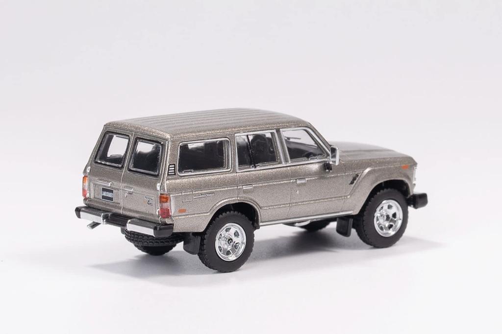Gaincorp Products Scale Toyota Land Cruiser 60 LHD Gray Finished Model 1/64 - KS-029-90