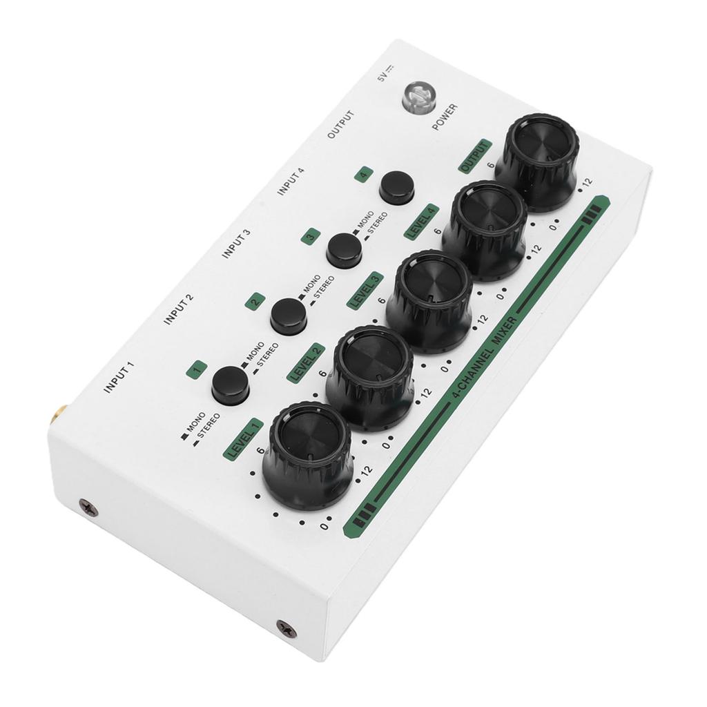 Stereo Headphone Amplifier 4 Channel Headphone Amplifier Splitter with 1 4 Inch Input Output for Studio Stage