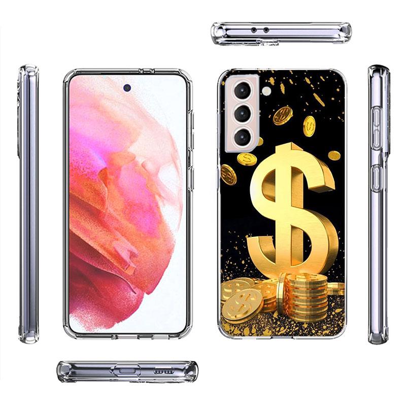 The World of US Dollar Currency Phone Case For Samsung A16 A26 A36 A56 A17 A15 A25 A35 A55 A14 A24 A34 A54 A04S A05S Galaxy Note