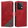 For Xiaomi Redmi Note 13 5G Case Geometric Line Leather Wallet Phone Cover
