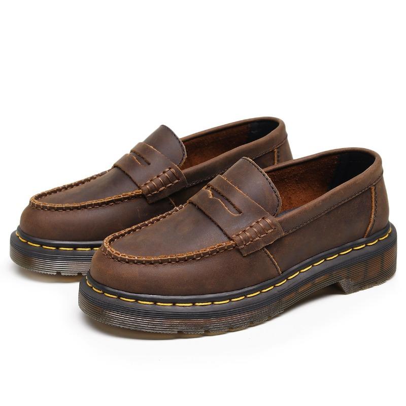 New first-layer fashion women's commuting leather low-top small leather shoes fashion student casual shoes
