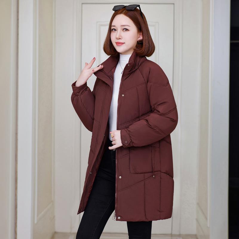 Winter Cotton Clothes Women's New Mid-length Style In 2025 Can Be Removed with a Thickened Padded Jacket and a Loose Cotton Jacket