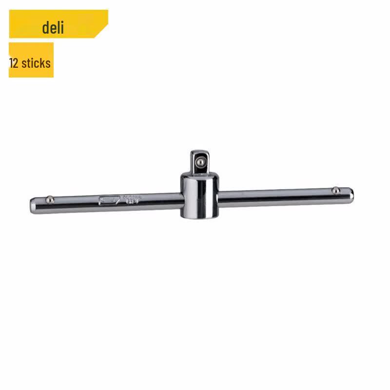 Deli 1/4-inch Drive Sliding T-Bar Extension Bar 114mm