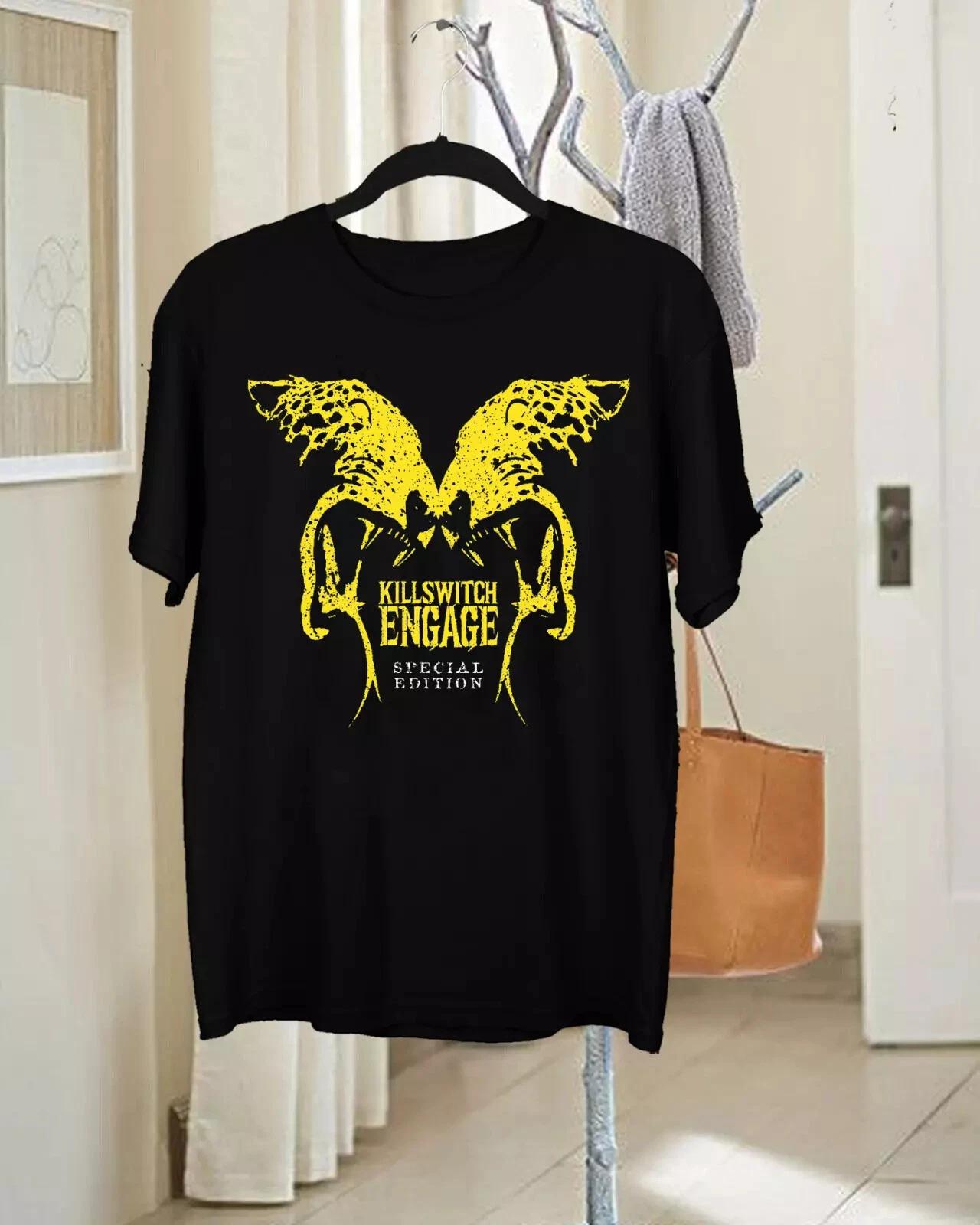 Killswitch Engage Shirt, Killswitch Engage Band Black All Size T-Shirt S