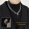 Herren Trendy Titanstahl Cuban Link Armband: Stylisches Europäisch-Amerikanisches High Street Hip Hop Accessoire