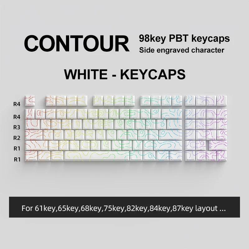 Xiaomi Contour KM98 PBT taustiņi-Ideāli piemēroti