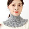 Women Knitted Fake Collar Scarf Warm Turtleneck Neck Warmer Detachable Winter Windproof False Scarf