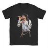 T-shirt Homme Michael Jackson Chantant en Direct Bad World Tour 1988 T-shirts Mode Été T-shirt Y2K Vêtements en Coton Grande Taille