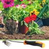 Ergonomic Grass Rack Puller Manual Grass  Four-Tooth Pulling Rake Gardening Tool For Garden Landscaping Tilling 