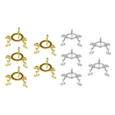 Classical Crystal Balls Stand Compact Space Saving Design Durable Corrosion Resistant Round Display Stand