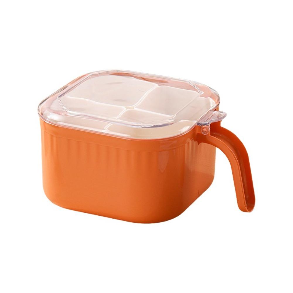 4 in 1 Condiment Jar Moisture-proof Condiments Dispenser Save Space Seasoning Box  Camping