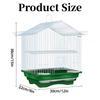 Removable Tray Bird Cage Set Lightweight Durable Parrot Cage with Accessories Metal Breeding Bird Cages For Indoor Outdoor