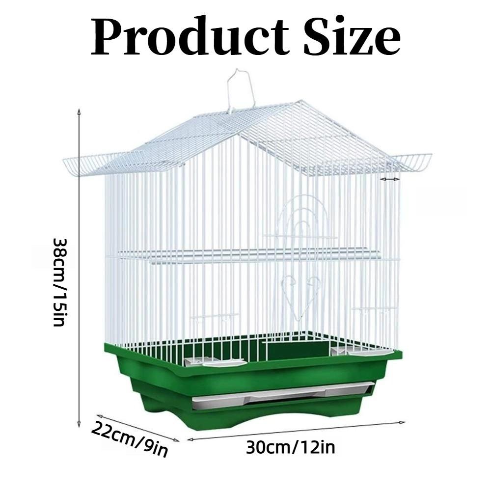 Removable Tray Bird Cage Set Lightweight Durable Parrot Cage with Accessories Metal Breeding Bird Cages For Indoor Outdoor
