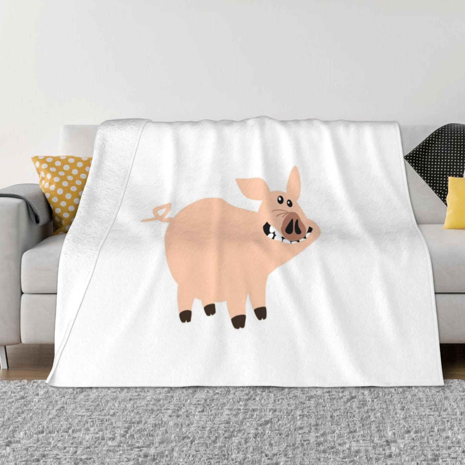 Hay Day Pig Low Price New Print Novelty Fashion Soft Warm Blanket Pigs Hay Day Pig Barn Animals Cute Minimalist Chicken Piggy 30x40in