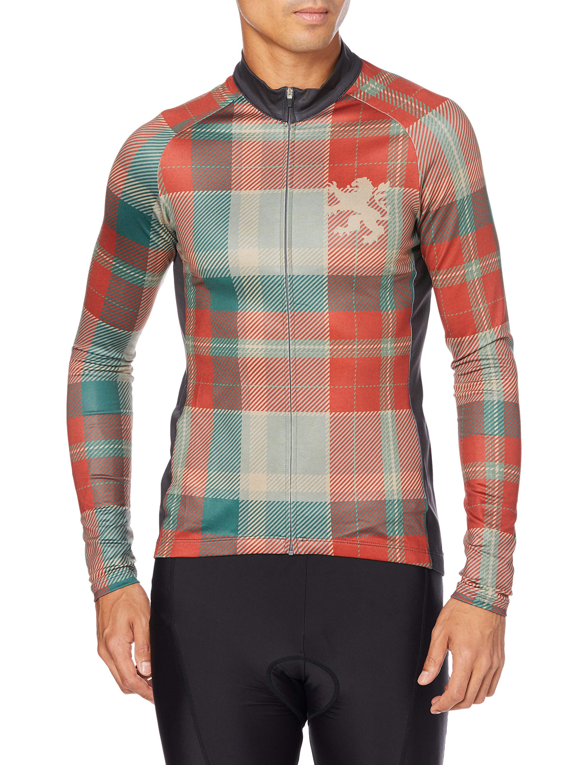 

Kapelmuur Warm Scottish Japan Size L to Japanese size Jersey, Check, Brown, kpls117, (equivalent L)