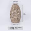Papierseil-Kronleuchter Neuer chinesischer Imitation-Rattan-Lampenschirm B&B-Restaurant Hot-Pot-Shop Kreative DIY-Beleuchtung Web-Beleuchtung Dekoration