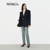 MO&Co. C+ Series 100% Wool Tweed Suit Jacket with Belt