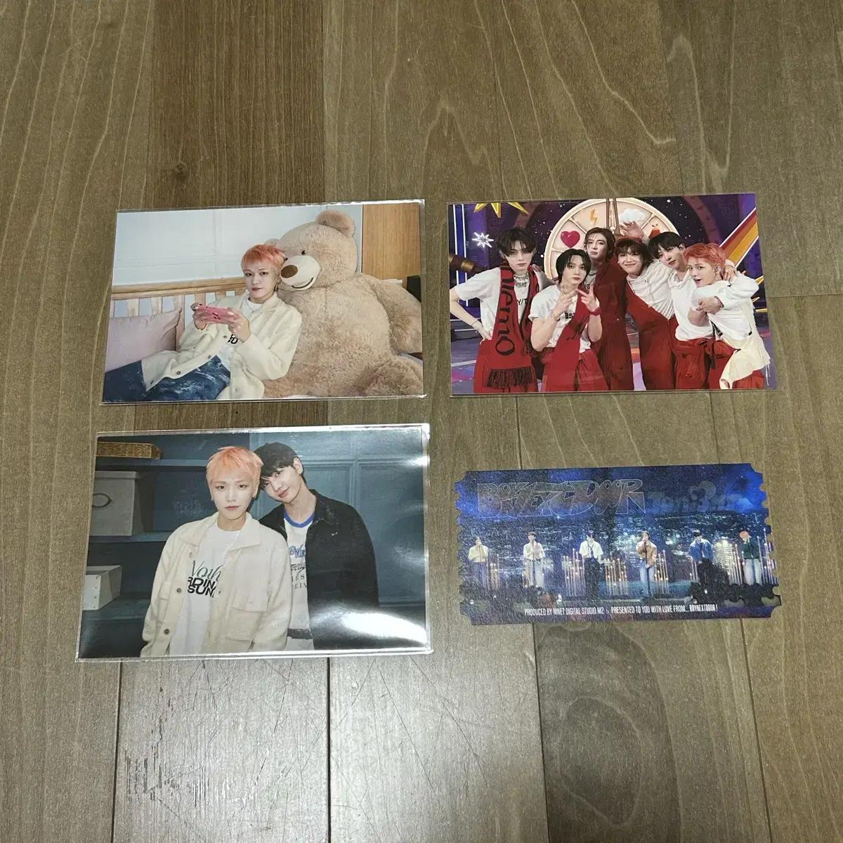

Boynextdoor Boneck Cgv Stage Greeting Pre-order Benefit Postcard