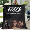 Film Teen Wolf Druckdecke warme Decke Flanschdecke weiche und bequeme Decke Haus Reise Decke Geburtstagsgeschenk