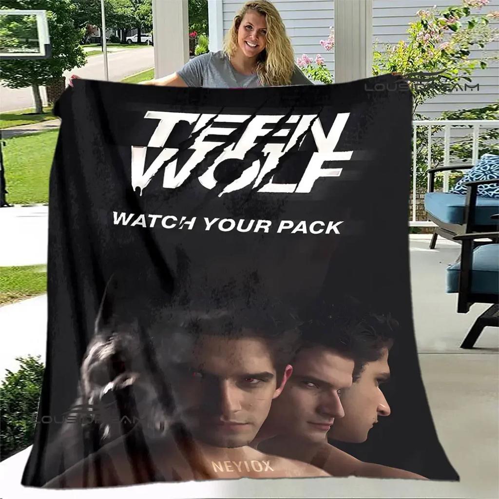 Film Teen Wolf Druckdecke warme Decke Flanschdecke weiche und bequeme Decke Haus Reise Decke Geburtstagsgeschenk