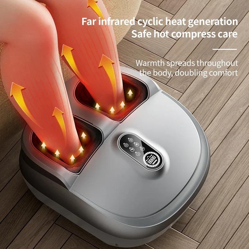 Foot Massager Heated Roller Air Pressure To Relieve Painful Foot