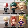 10cm Anime MHA Figure All Might action Figure Toga Himiko Figura Todoroki Shouto Midoriya Izuku Eijiro Kirishima model Toy Gift