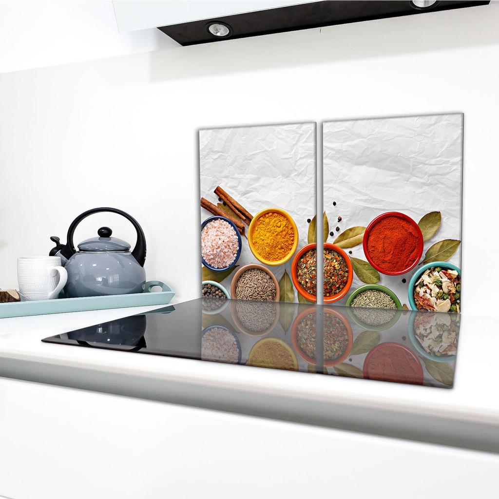 Glass Protective Stovetop Plate 2x40x52 Spices