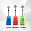 1 Pcs Rhombus Nail Drill Bits Diamond E-File Bit Rounded Edge Manicure Pedicure Grinding Head For Electric Nail Drill Machine
