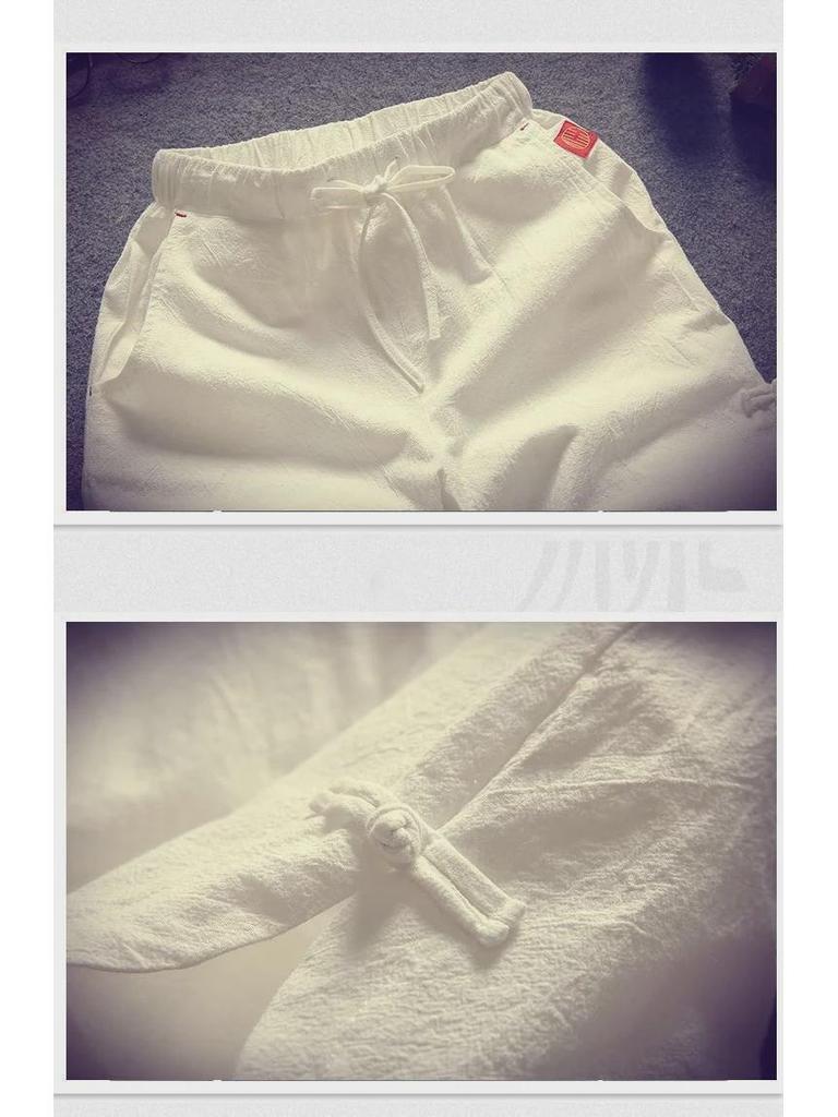 Men's Trendy Linen Beach Shorts: Lightweight, Breathable, Casual Loose Fit