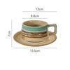 Japanese Retro Ceramic Mug Set Hand-painted Pattern Coffee Office Beverage Cup Milk Household Tea Cups Water