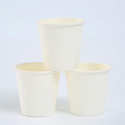 Pahar de hârtie de unică folosință de 9 oz, îngroșat, cană de cafea, cană ecologică, cană de hârtie albă, cană pentru băuturi calde, 50 buc.