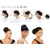Braided Chignon Hair Bun Dancer Hair Cover Donut Hair Pieces Scrunchies Hair Bun Wig Clips Updo Wedding Party for Women