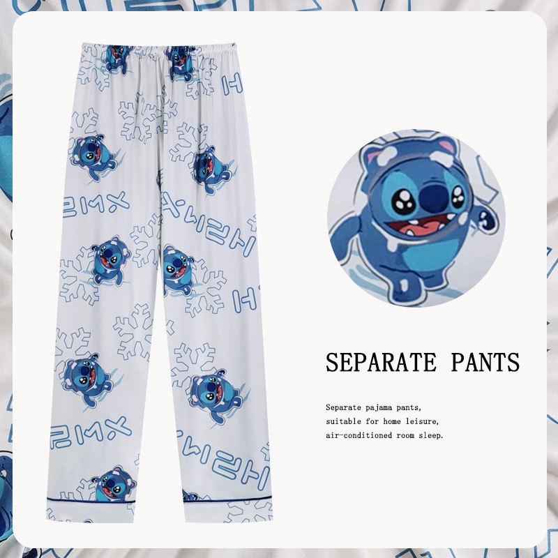 Women's Korean-Style Loose Pajama Pants - Imitation Cotton, Spring/Autumn