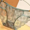 4 Stück Damen Spitzenhöschen Low Rise Unterwäsche Trendy Spitzen Slips Weiche Unterhosen Dessous