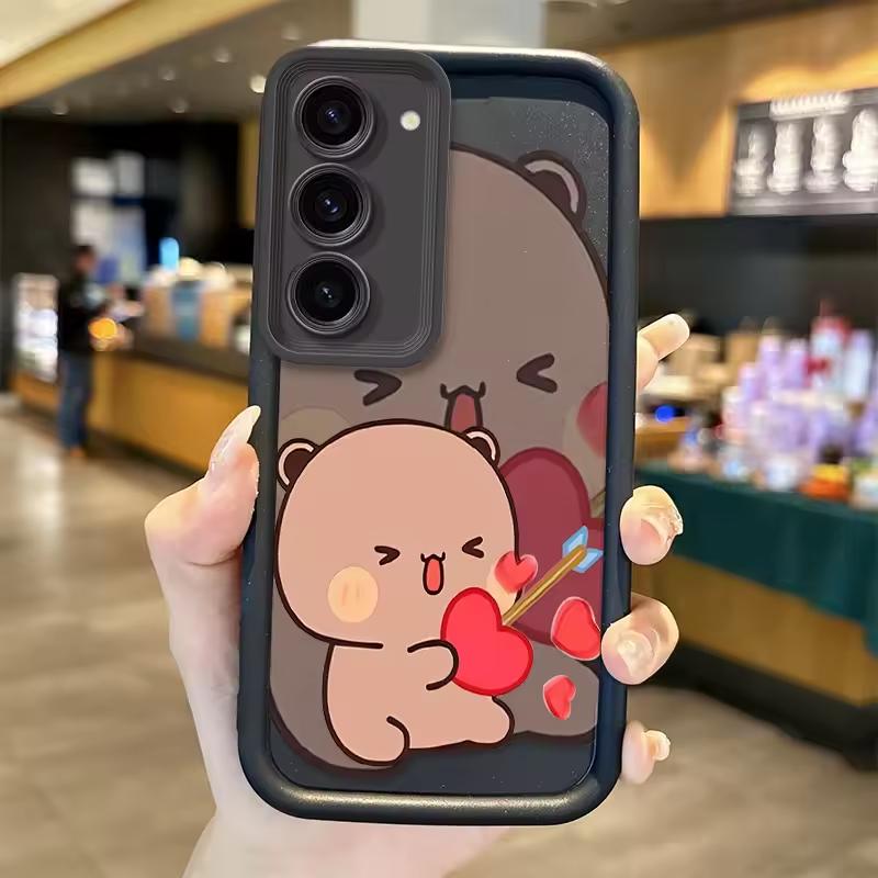 Cute BUBU DUDU Couple Case For Samsung Galaxy Case S24 S23 S22 S21 Ultra Plus A55 A54 A53 A52 A35 A25 A15 A14 5G Phone Y2k Cover
