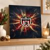 Sunderland Fußball Diamantmalerei Set 5D Vollbohrer DIY Diamantmosaik Wandkunst Heimdekoration