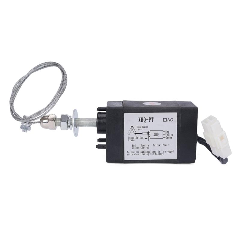 Heavy Duty 12V/24V Electric Solenoid Valves Suitable for Generator Diesels Engine, Stable Performances Fuel Stop Control