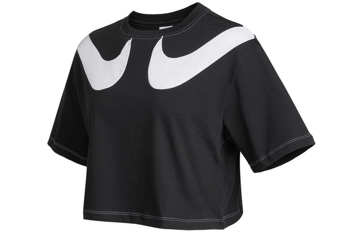 Nike Sportswear Swoosh Women s GX MOD CROP SS Black DD5591-010 L
