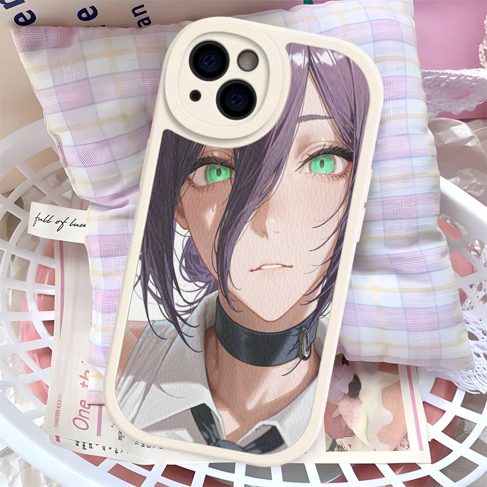 

Anime Chainsaw Man Reze Arc Phone Case For IPhone 16 15 14 13 12 11 Pro Max Plus Shockproof Leather Cover 11 pro max