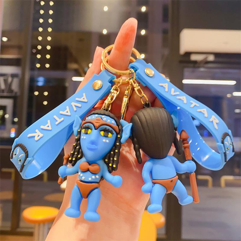 Neuer Cartoon Silikon Schlüsselanhänger für Herren und Damen Taschenanhänger Auto Schlüsselanhänger