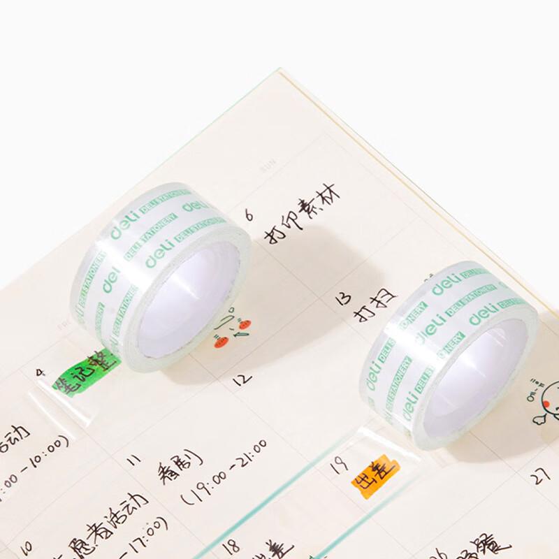 Deli Easy-Tear High Transparent Stationery Tape
