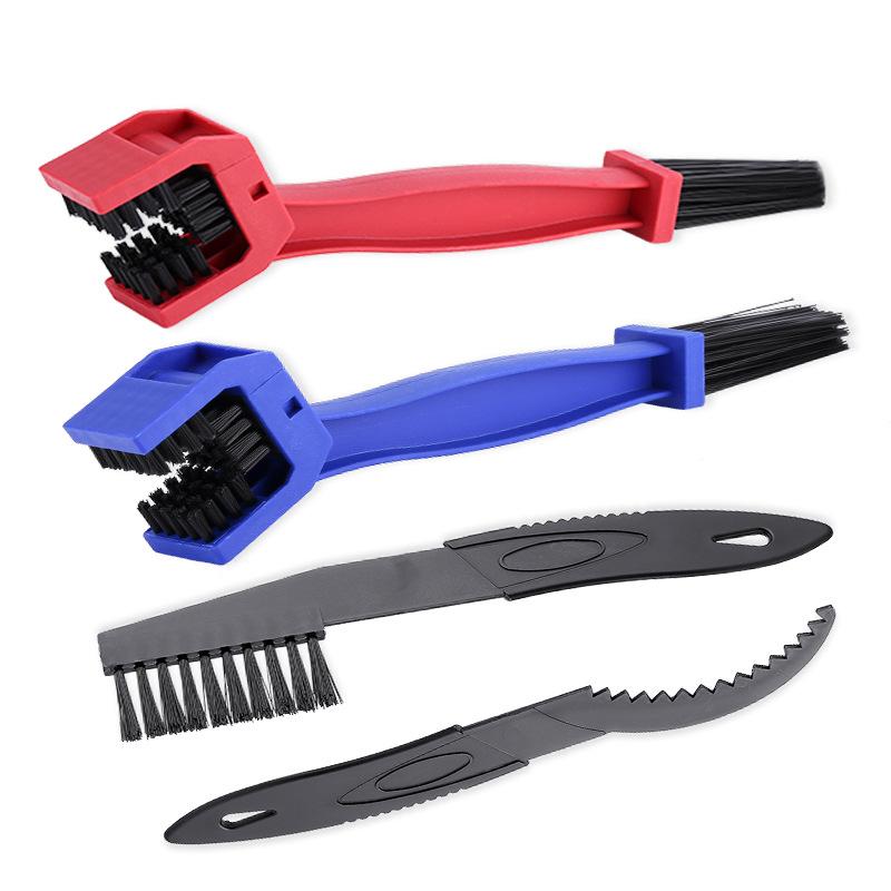 New Cycling Motorcycle Bicycle Chain Clean Brush Gear Grunge Brush Bike Moto Brush Clean Chain Cleaner Outdoor Scrubber Tool