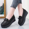 35-41 Women's Plus Size Fashionable Thick Soled Height Increasing Sponge Shoes Rocking Shoes Mom Shoes