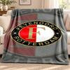 Feyenoord Rotterdam blanket Flannel Blanket Soft Cozy Plush Throw for Sofa Bed Lightweight Home Decoration Outdoor camping