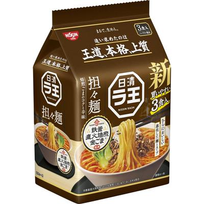 Nissin Foods Nissin Raoh Dandan rezance pečené v rúre, zlaté instantné balenie 285 g [železný sezam] 3 porcie