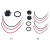 ON/OFF 12V Round Rocker Dot Switch Waterproof LED Light Toggle Switches