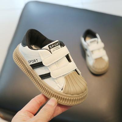 Sapatos de tabuleiro infantil primavera e outono sapatos casuais para crianças com cabeça de concha sola macia antiderrapante sapatos únicos