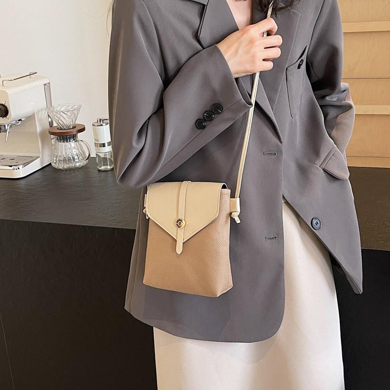 Trendy Korean Style Women's Shoulder Bag Unique Casual Small Square Handbag With Soft Pu Material For Daily Fashion
