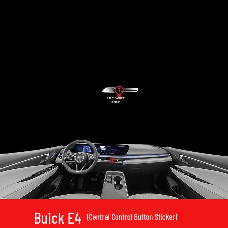 

Buick E5/E4 Interior Protective TPU Film for Screen & Control Parts - Decorative Car Accessory